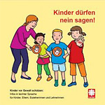 Titelbild "Kinder dürfen nein sagen!" - in Leichter Sprache