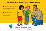 Titelbild Broschüre "Ein Kind wurde sexuell missbraucht"