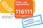 Logo Kinder- und Jugendtelefon von Nummer gegen Kummer
