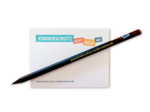 Postit-Block und Bleistift mit Webadresse Kinderschutzportal